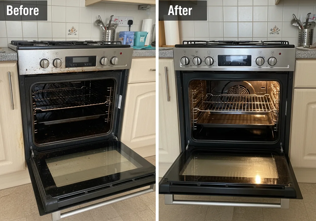 Specialist oven cleaning add-on service by Multrex across Thurrock, London, Kent and surrounding areas