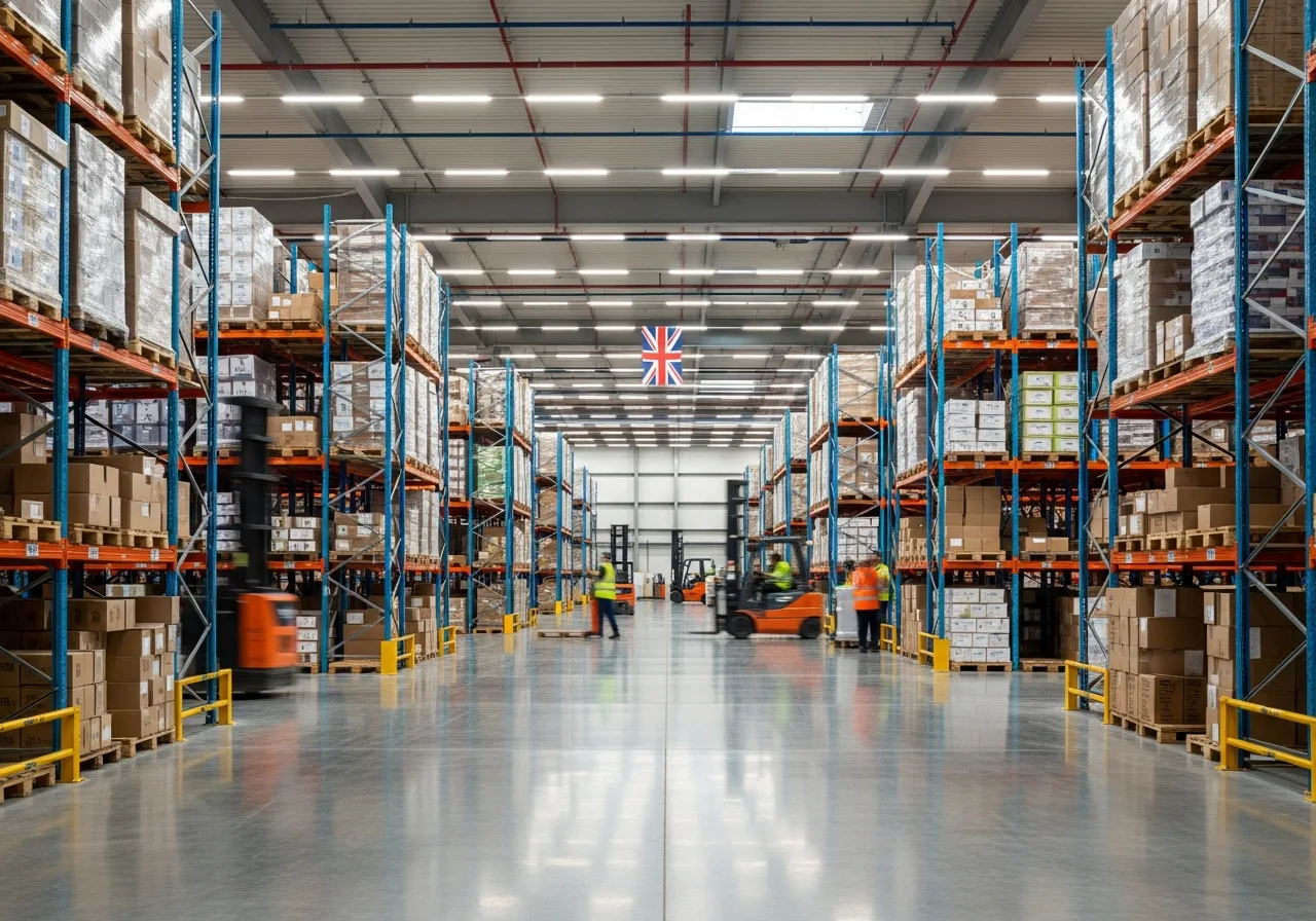 Clean and well-maintained industrial warehouse facility across Thurrock, London, Kent and surrounding areas