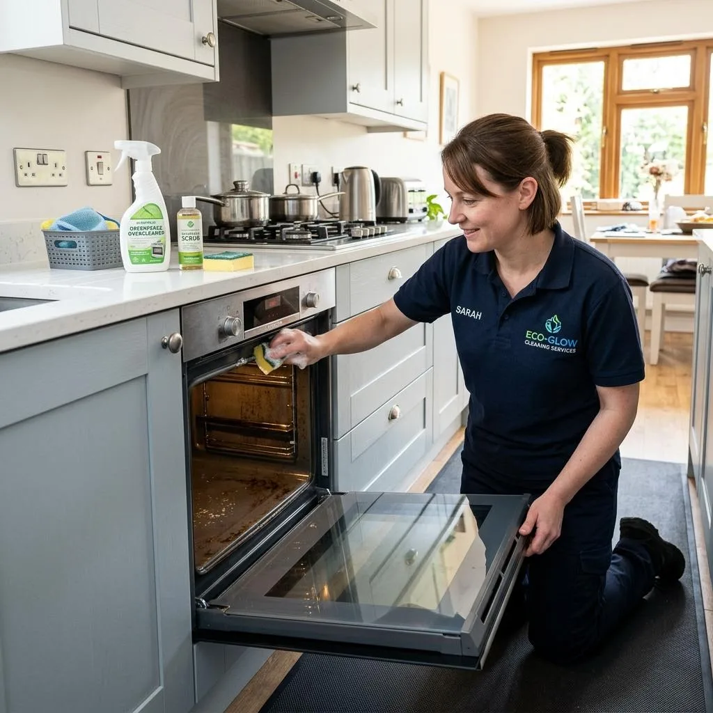 Oven cleaning service on a domestic oven across Thurrock, London, Kent and surrounding areas
